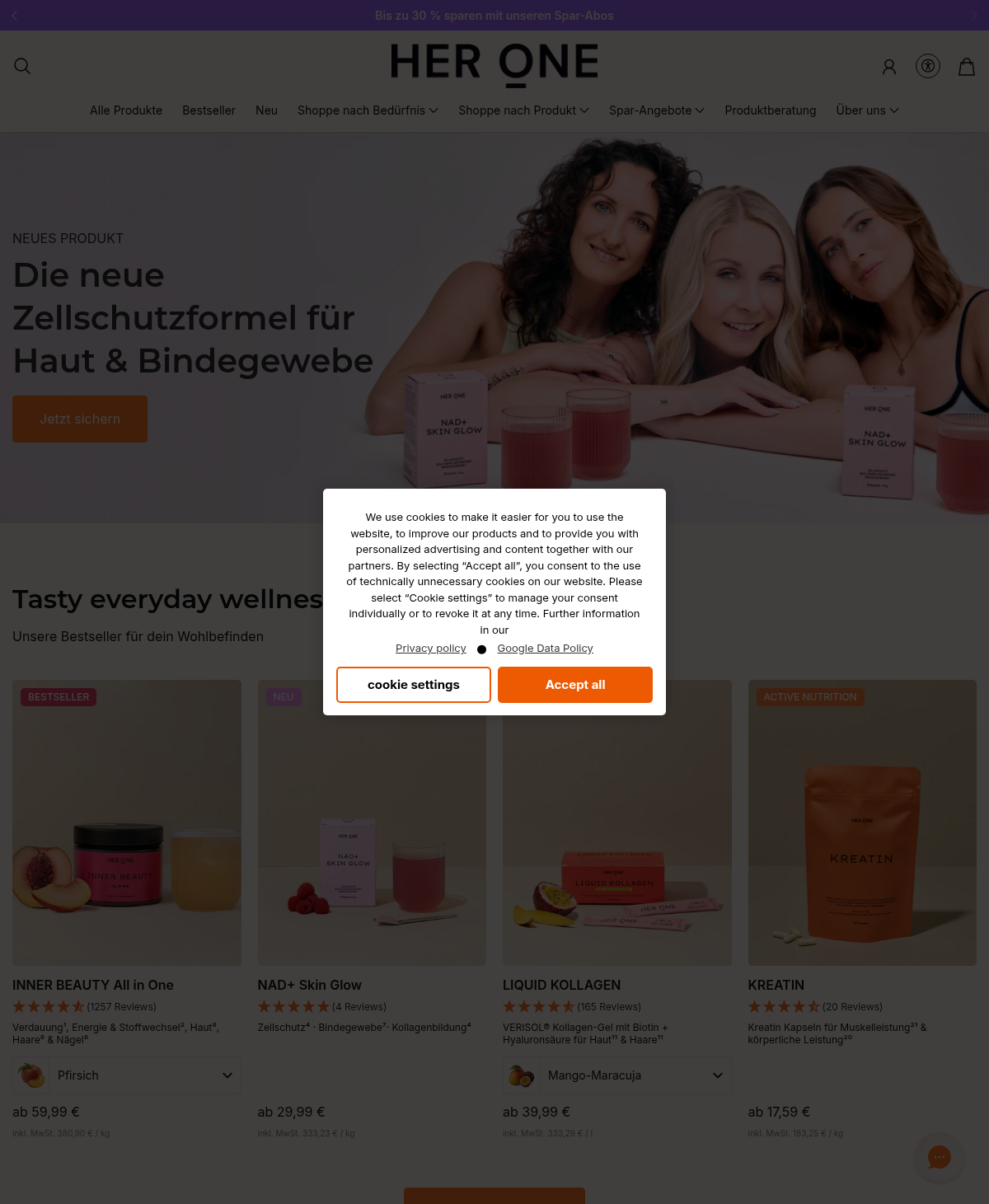 HER ONE | her.one        – HER ONE - Female Health & Wellbeing